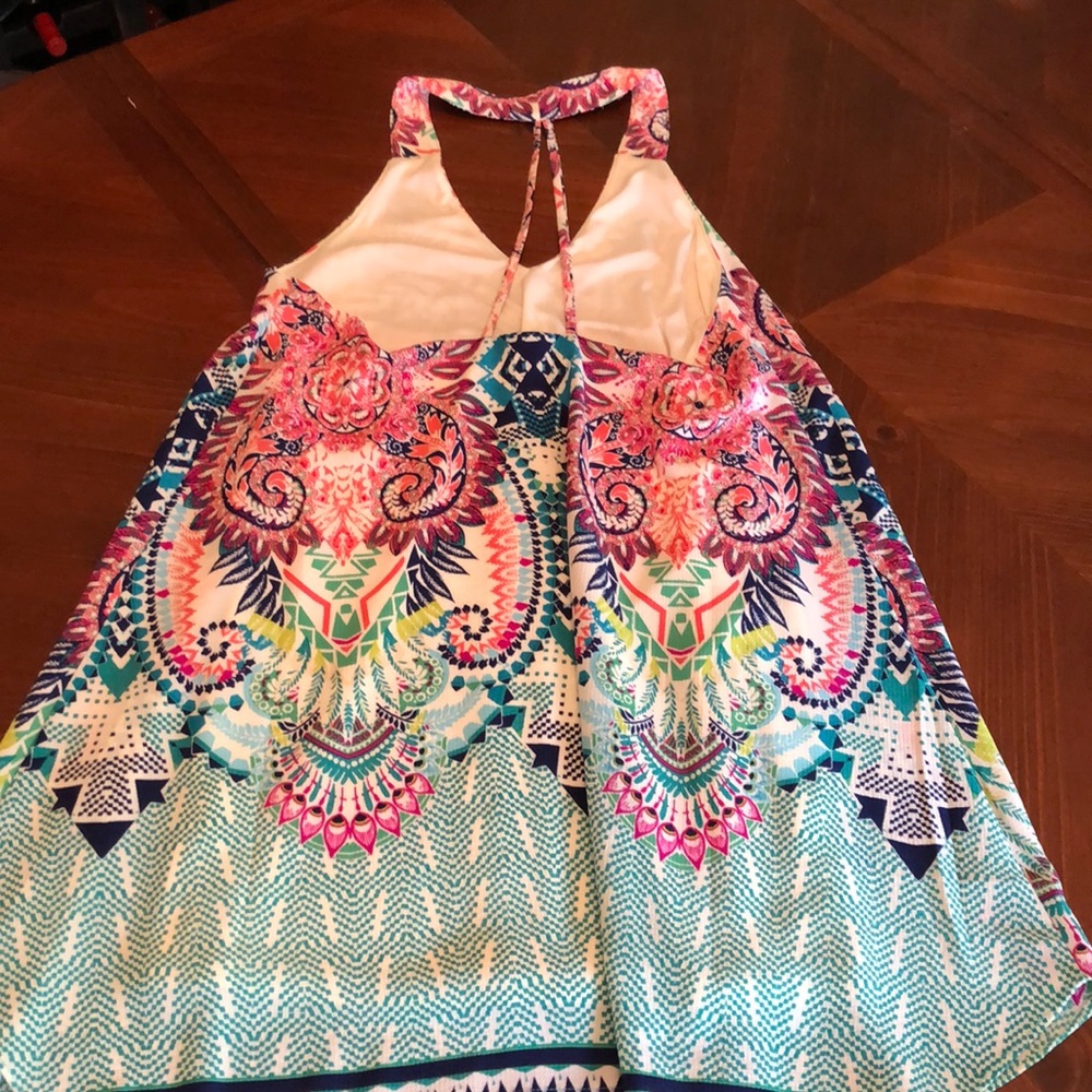 Colorful Flowy Dress - Picture 2 of 3